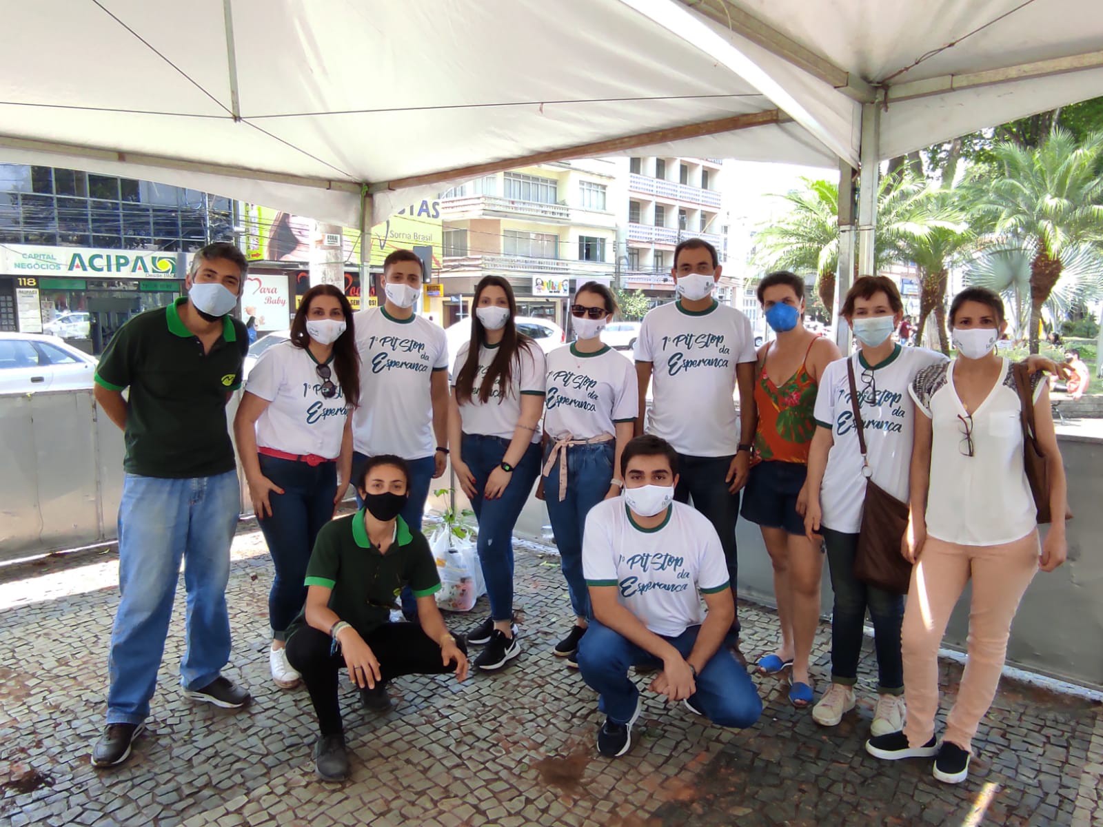 1º Pit Stop da Esperança distribui 10.000 mudas de árvores